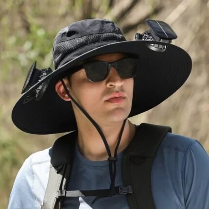 Solar-Powered Ventilation Sun Hat
